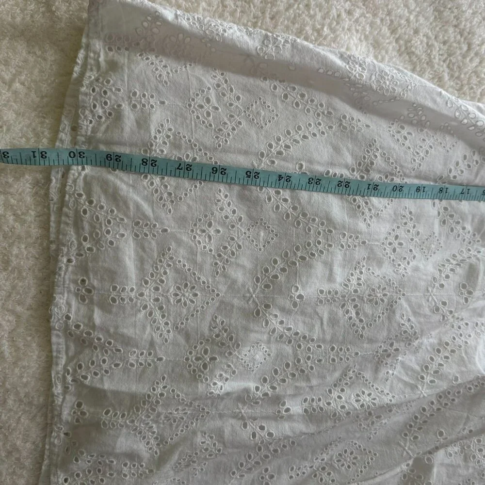 Sanctuary Eyelet, White 100% Cotton Dress Size S - Picture 8 of 10